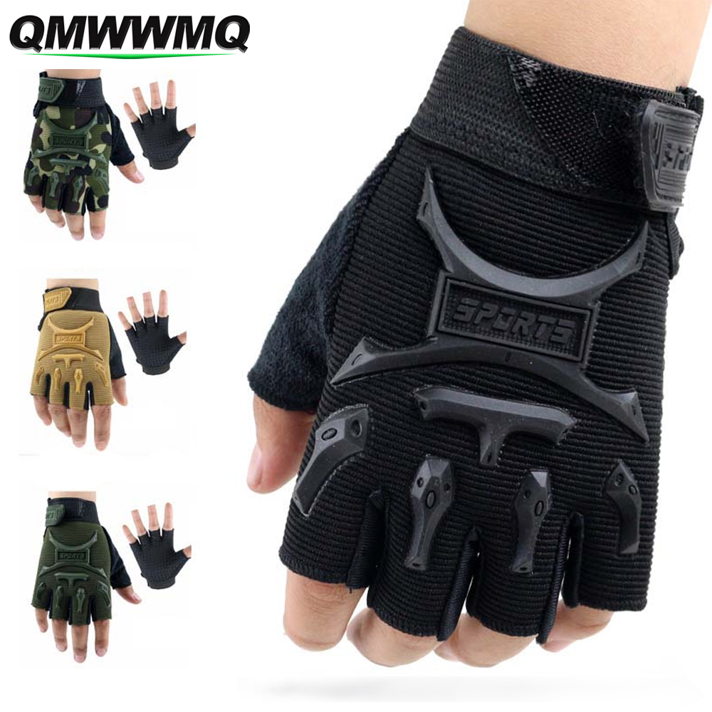 Kids Outdoor Gloves - 1Pair Kids Sport Gloves,Half Finger Gloves