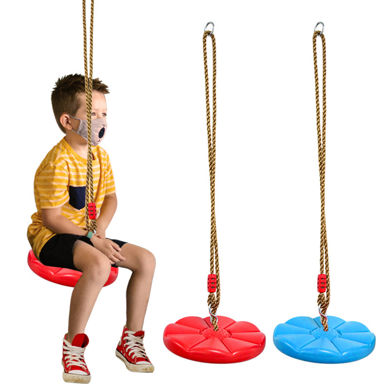 Kids Outdoor Swing Chair - Children's Disc Swing Kid Indoor and