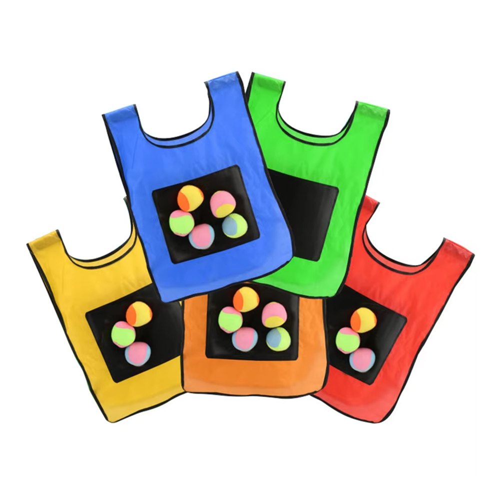Kids Outdoor Vest - Sticky Dodge Ball Game Vest Outdoor