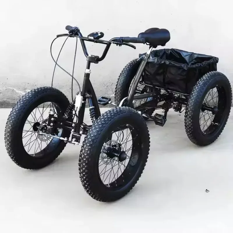 Kids Outdoor Quad Bike - Off-Road Pedal Quad Bike for Kids
