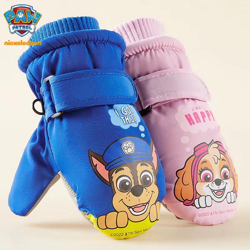 Kids Outdoor Gloves - Genuine Paw Patrol Children Ski Gloves