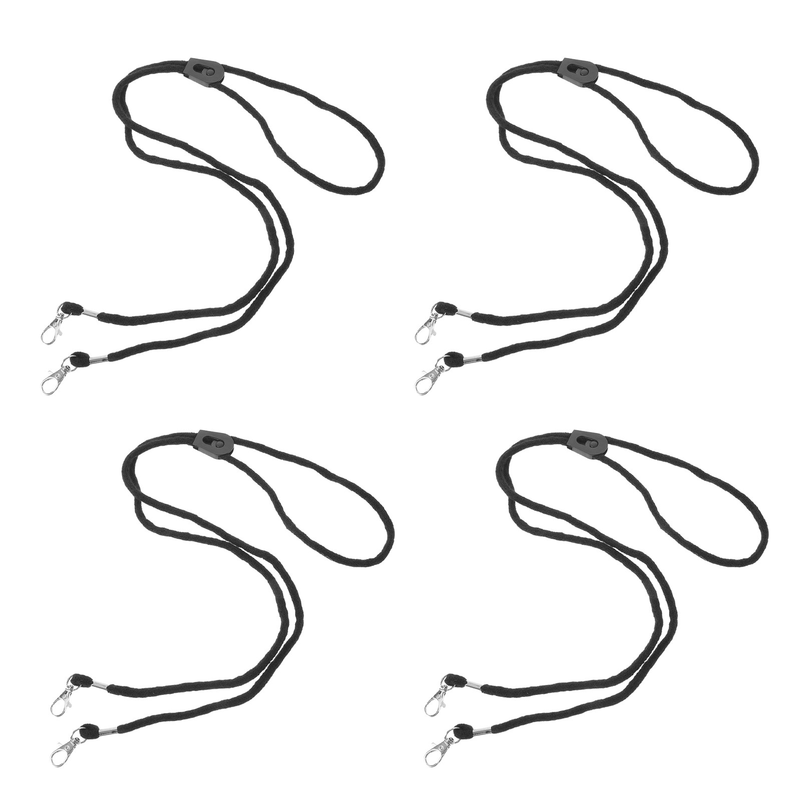 Kids Outdoor Gloves - 4Pcs Kids Ski Glove Straps Adjustable
