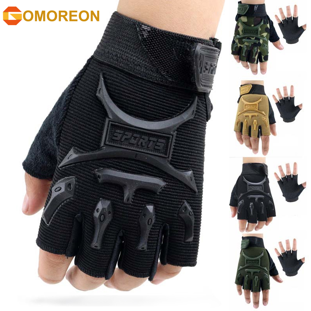 Kids Outdoor Gloves - 1Pair Kids Cycling Gloves Half Finger