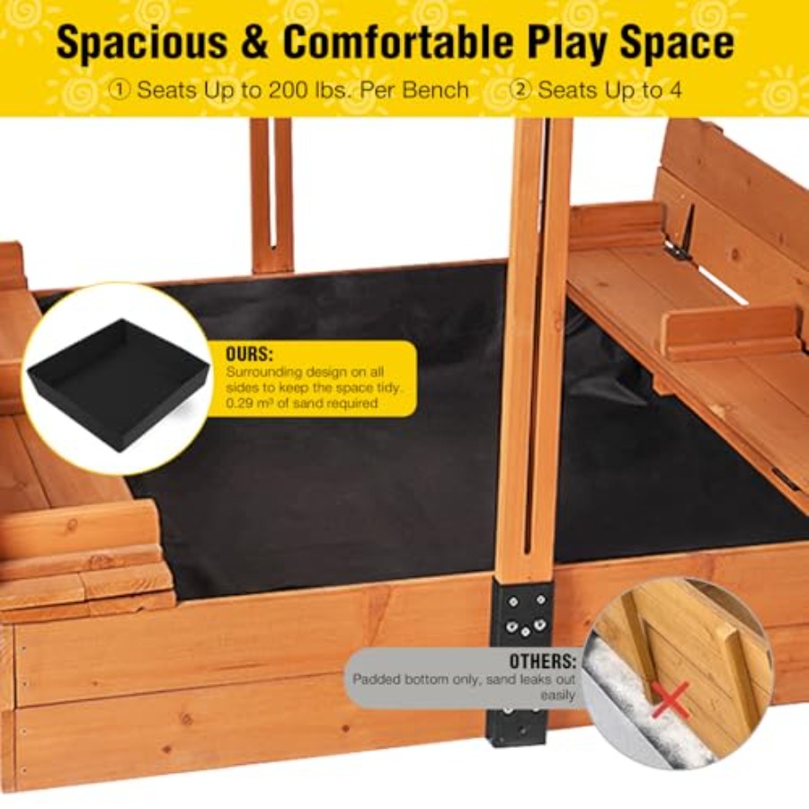 Outdoor sand table for kids ag - Kids Outdoor Bench recension och pris