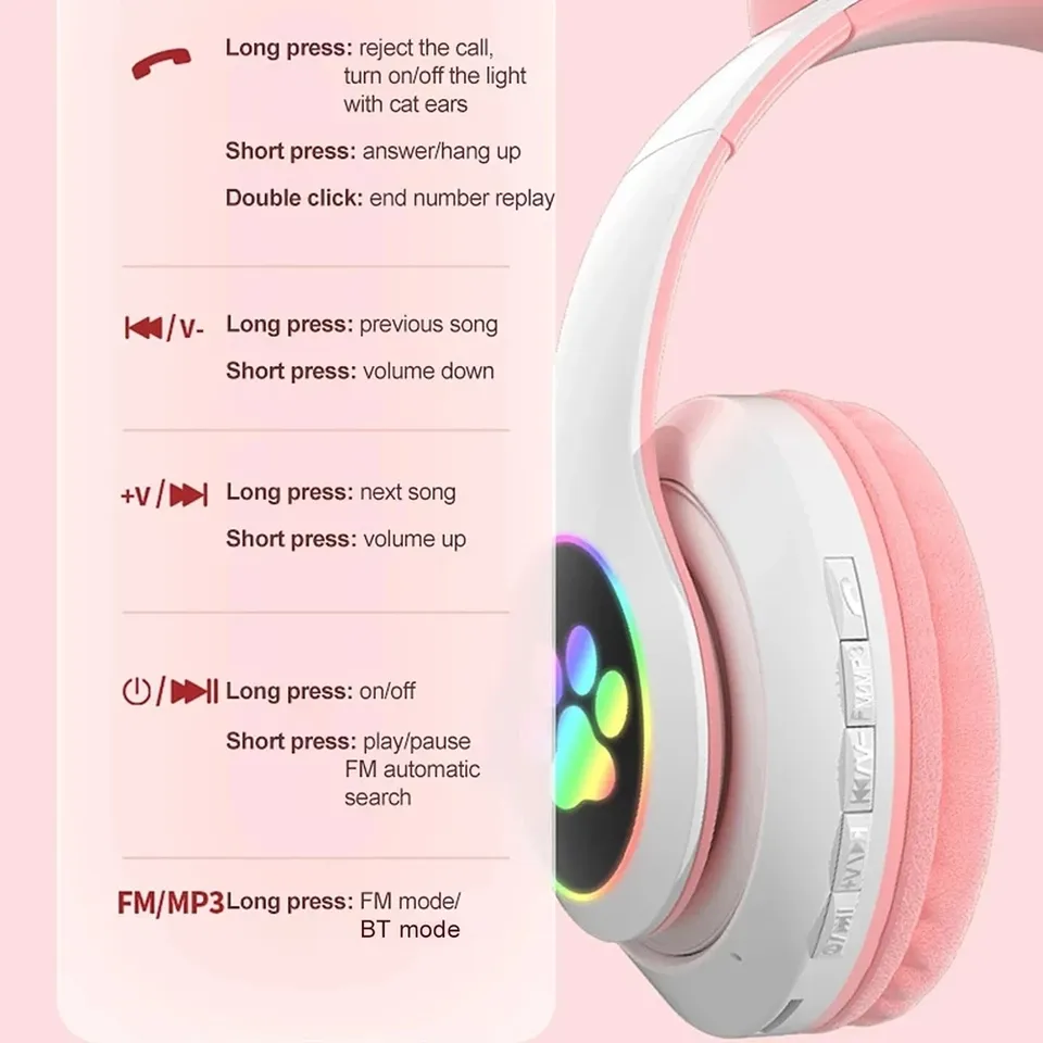 Newest STN-28 Wireless Headset - Kids Outdoor Videos recension och pris