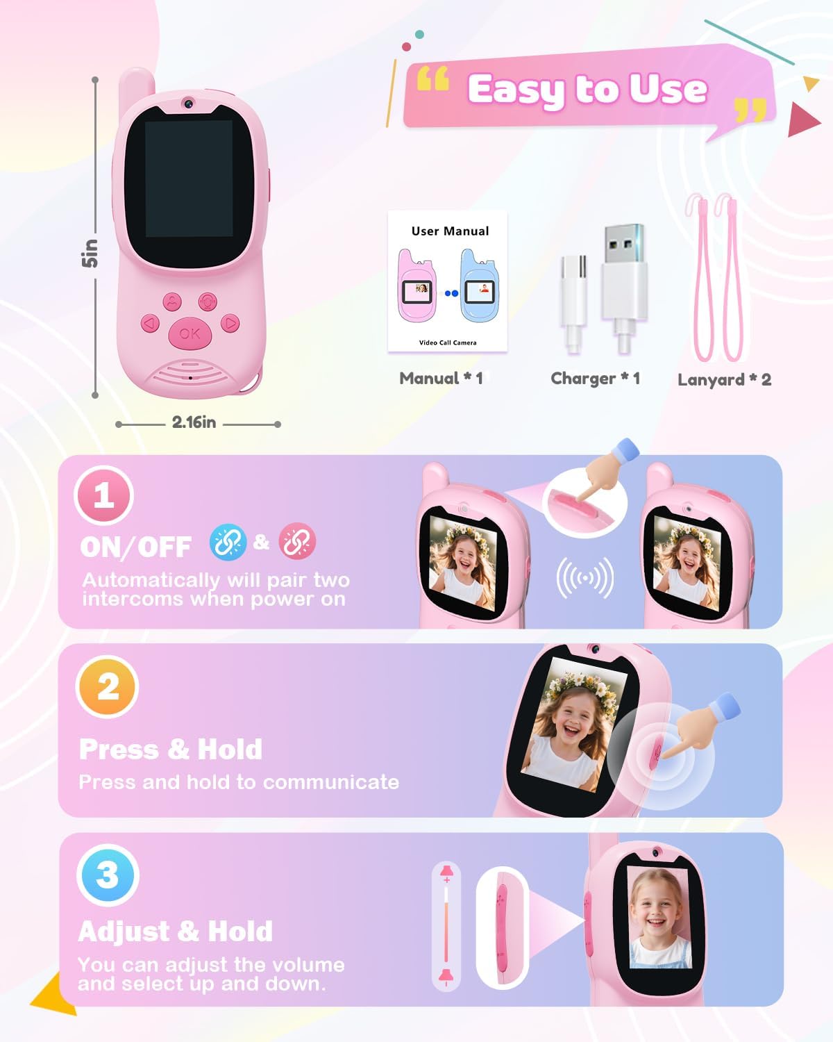 Walkie-Talkie 2-Pack Children' - Kids Outdoor Videos recension och pris