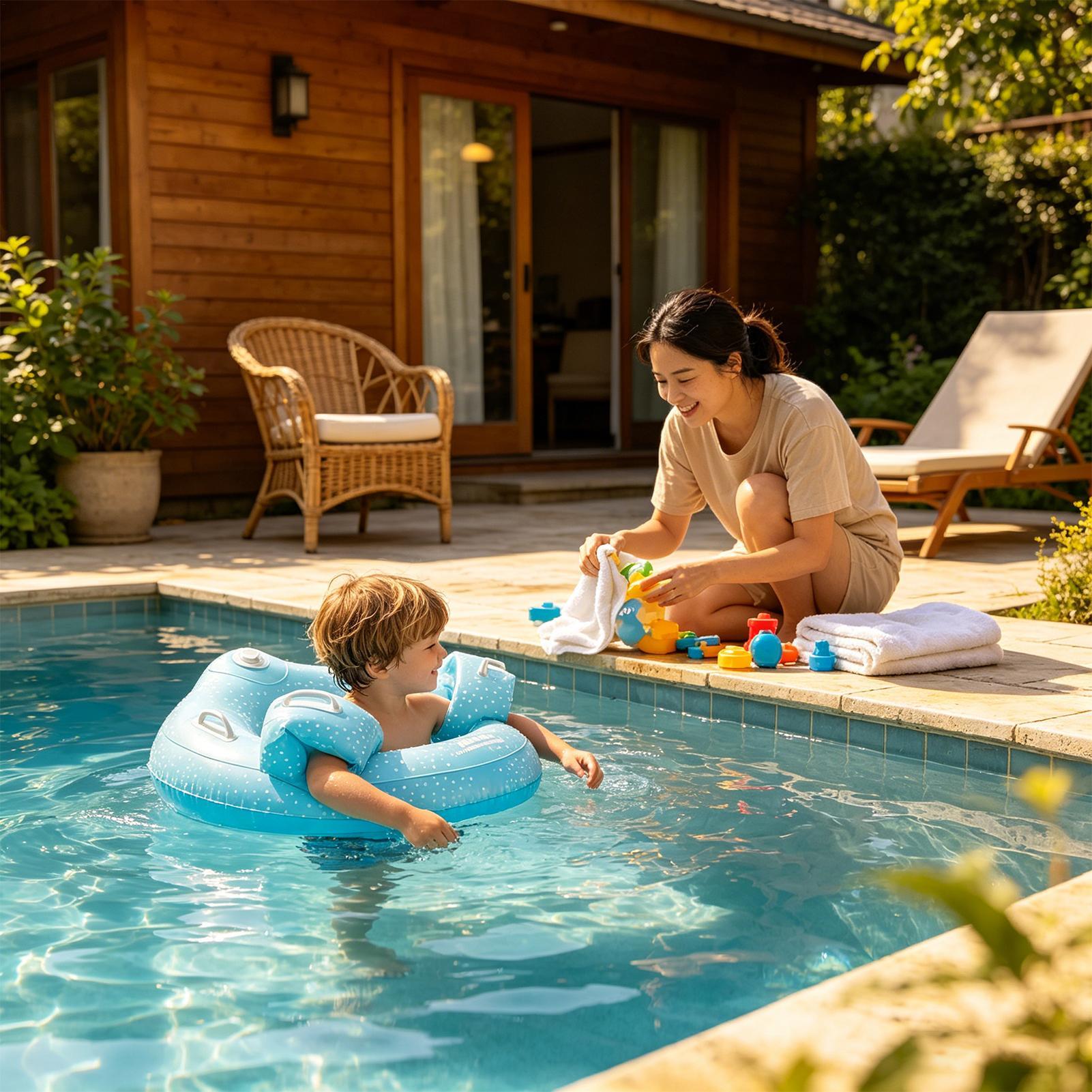 Swim Rings For Kids Press Infl - Kids Outdoor Loungers recension och pris