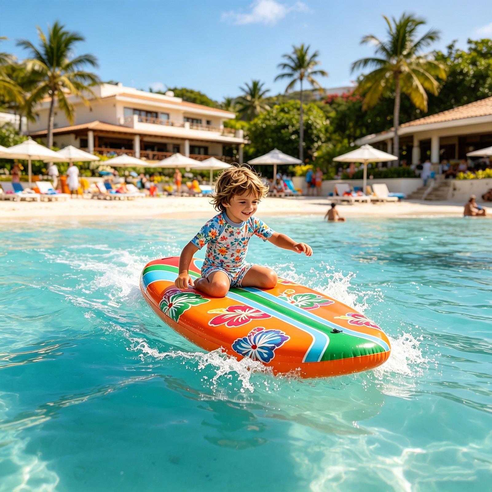 Blow Up Surf Board 2 Pieces Po - Kids Outdoor Pool recension och pris