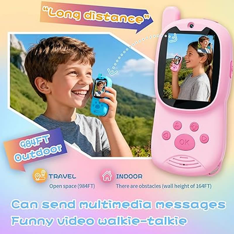 Walkie Talkies for Kids Rechar - Kids Outdoor Videos recension och pris