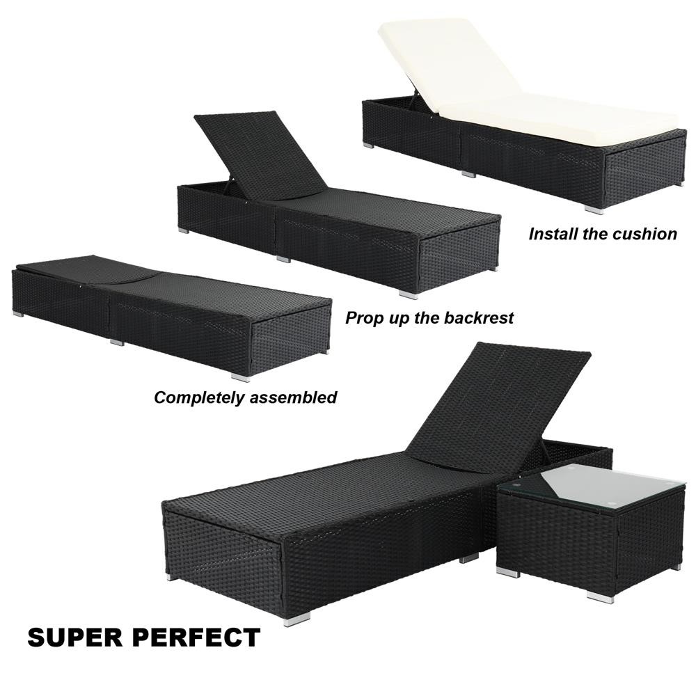 Yard Patio Furniture Adjustabl - Kids Outdoor Loungers recension och pris