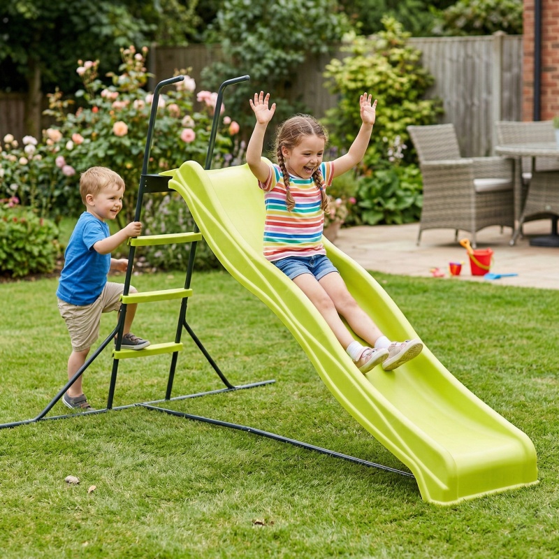Outdoor 2.2M Freestanding Slid - Kids Outdoor Climber recension och pris