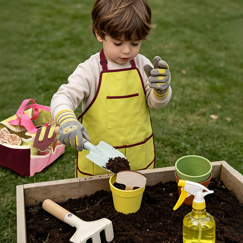 Kids Garden Tool Set Pretend P - Kids Outdoor Gloves recension och pris