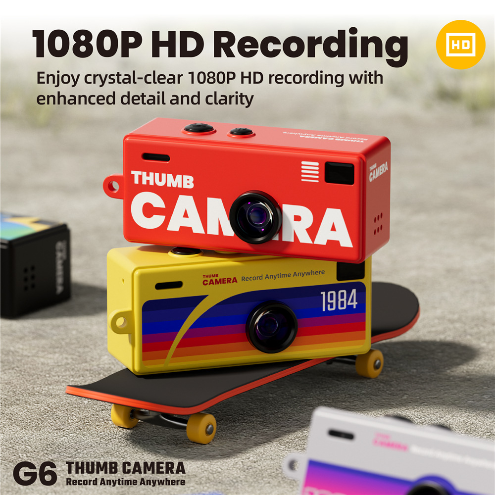 G6 Mini Thumb Camera Portable  - Kids Outdoor Videos recension och pris