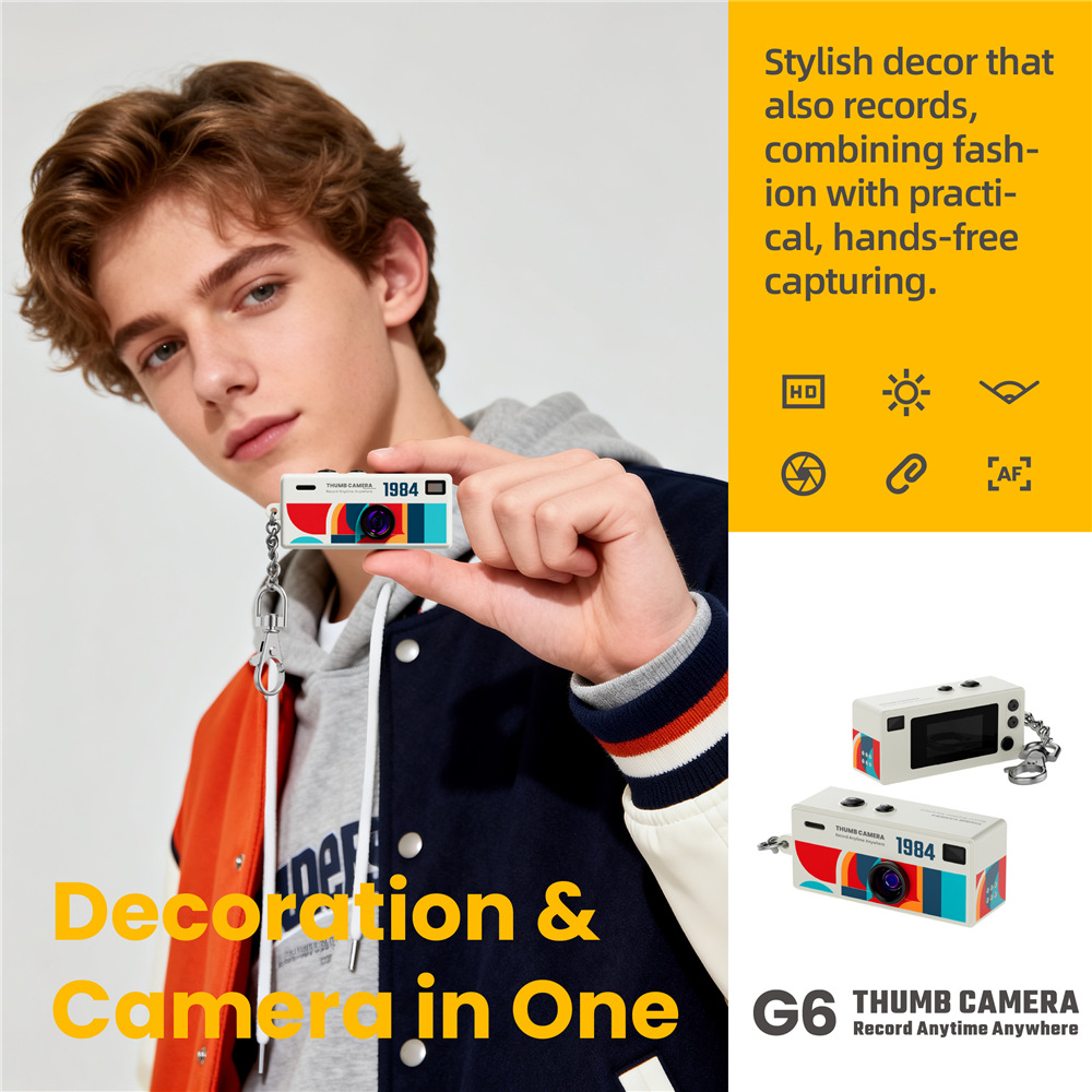 G6 Mini Thumb Camera Portable  - Kids Outdoor Videos recension och pris