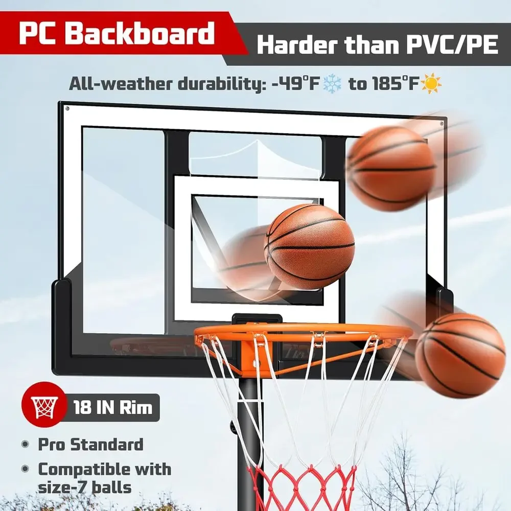 Portable Outdoor Basketball Ho - Kids Outdoor Basketball Hoop recension och pris