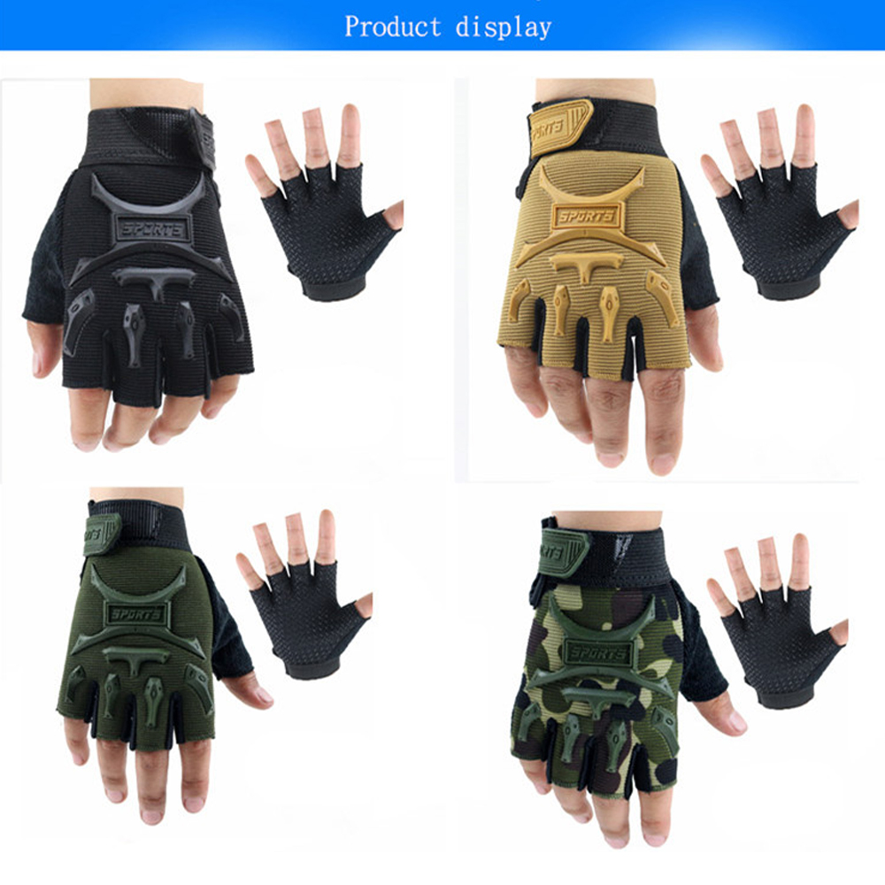 1 Pair Kids Cycling Gloves Hal - Kids Outdoor Gloves recension och pris