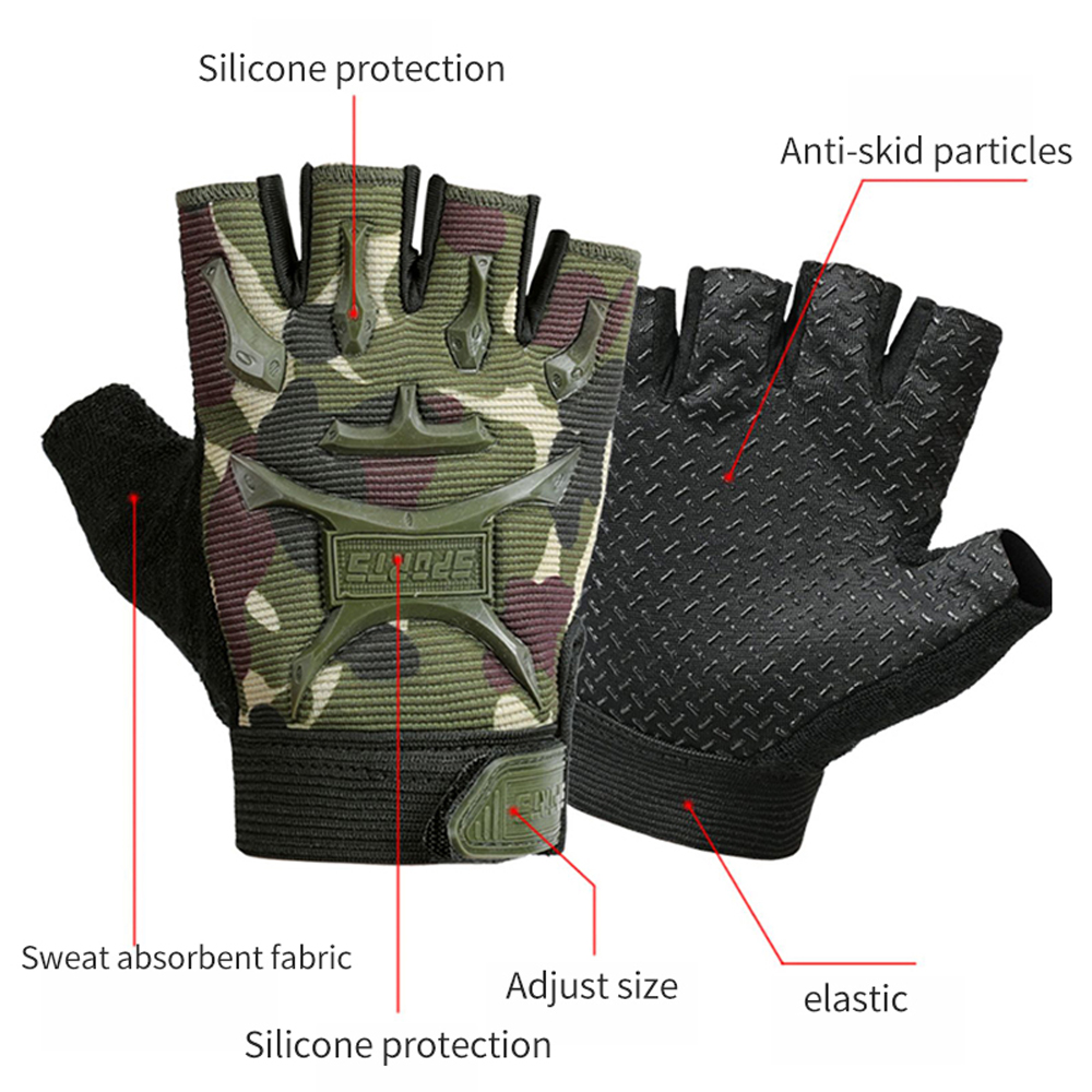 1 Pair Kids Cycling Gloves Hal - Kids Outdoor Gloves recension och pris