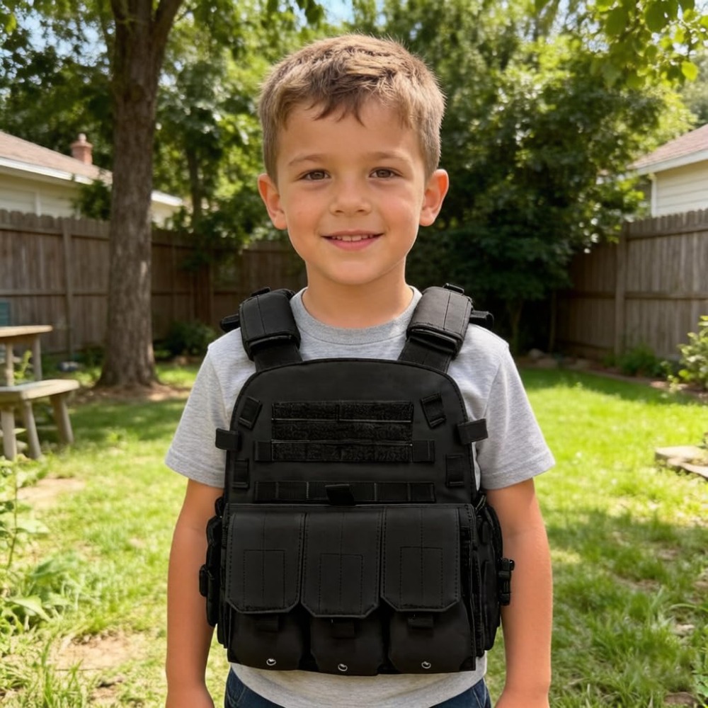 Children Airsoft Paintball Ves - Kids Outdoor Vest recension och pris