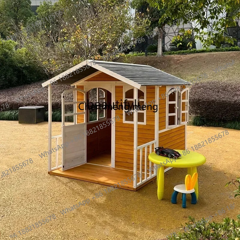 Wooden Kids Play House Large O - Kids Outdoor Treehouse recension och pris