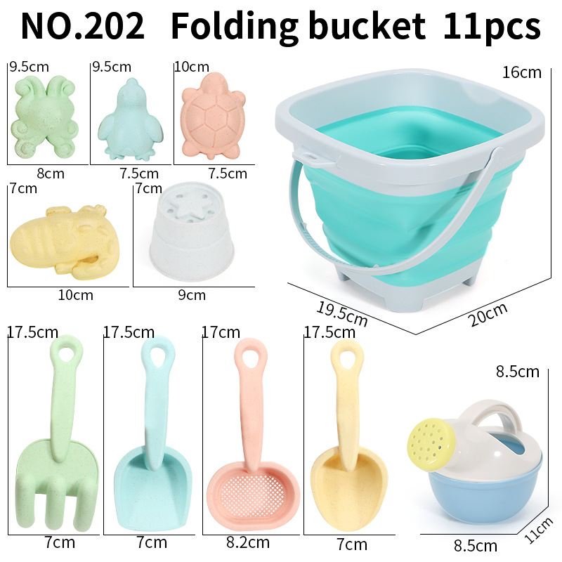 Beach Sand Play Water Set Fold - Kids Outdoor Sandbox recension och pris