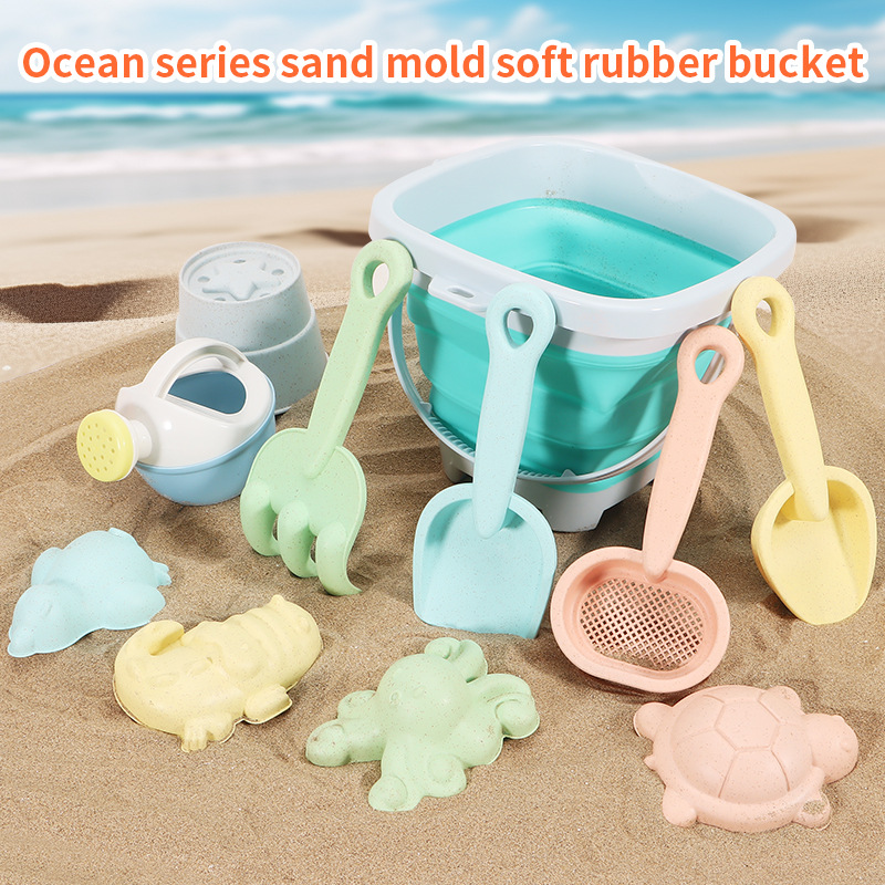 Beach Sand Play Water Set Fold - Kids Outdoor Sandbox recension och pris