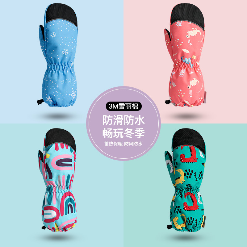 Kids Ski Gloves Winter Warm Wa - Kids Outdoor Gloves recension och pris