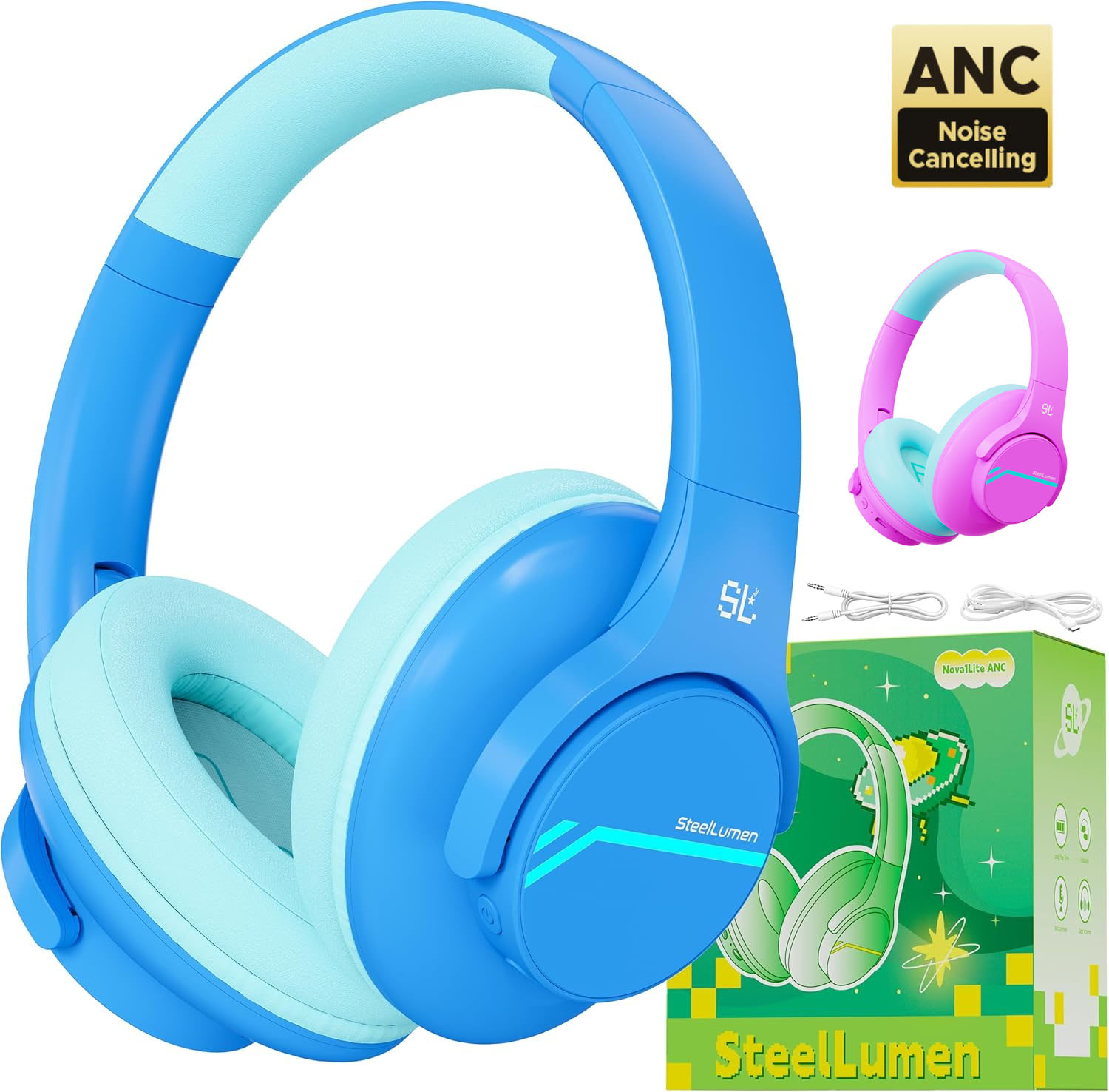 ANC Noise Cancelling Headphone - Kids Outdoor Videos recension och pris