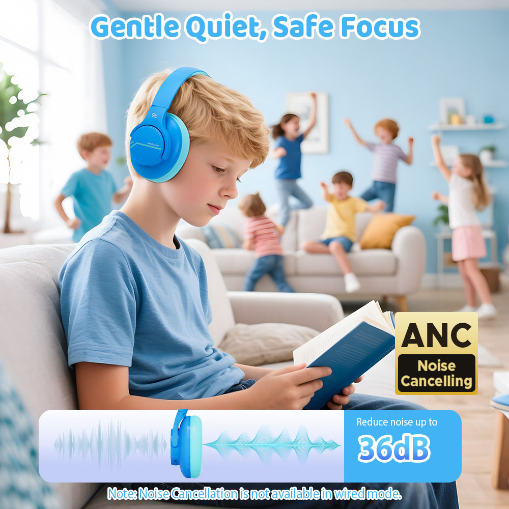 ANC Noise Cancelling Headphone - Kids Outdoor Videos recension och pris
