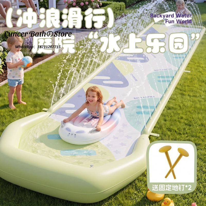Cross-border PVC waterslide Ou - Outdoor Children'S Park recension och pris