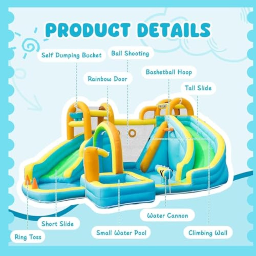 Backyard outdoor inflatable wa - Kids Outdoor Pool recension och pris