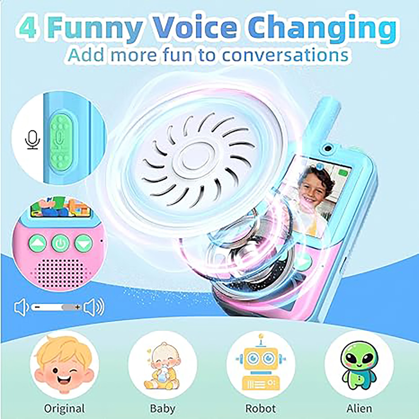 Rechargeable Kids Video Walkie - Kids Outdoor Videos recension och pris