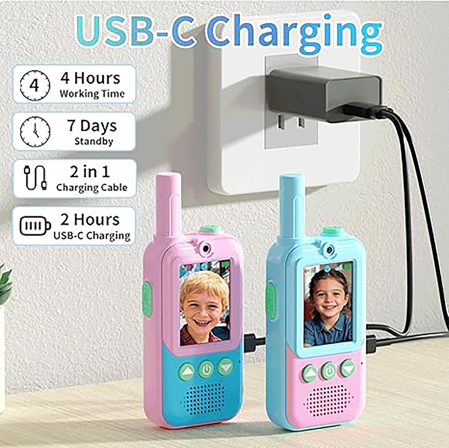 Rechargeable Kids Video Walkie - Kids Outdoor Videos recension och pris