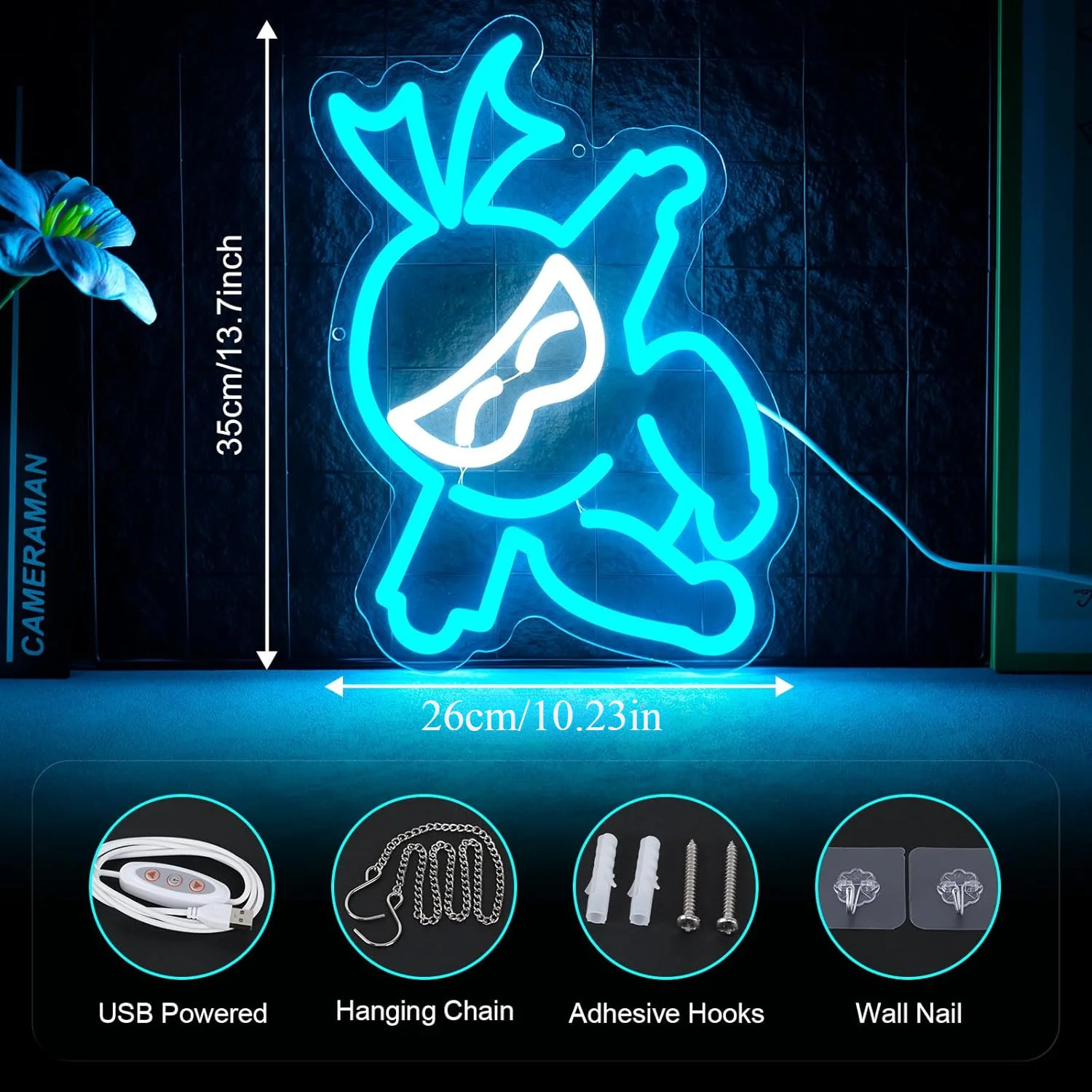 Ninja Neon Sign LED Neon Sign  - Kids Outdoor Ninja recension och pris