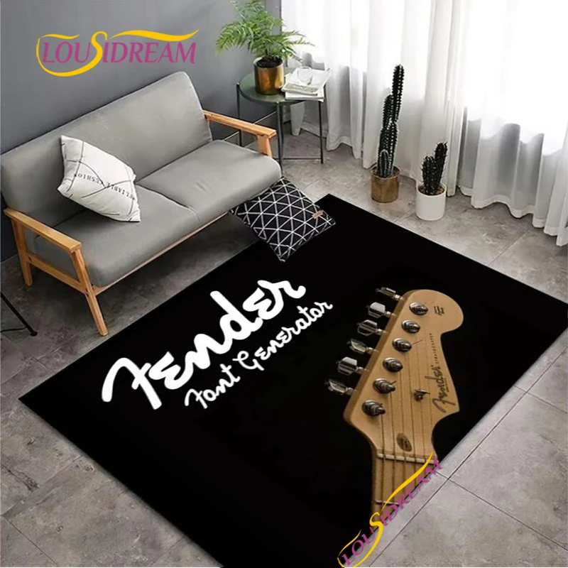 Fender Burning Guitar Pattern  - Kids Outdoor Yoga recension och pris