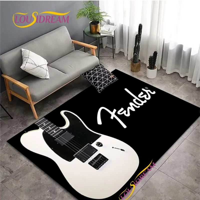 Fender Burning Guitar Pattern  - Kids Outdoor Yoga recension och pris