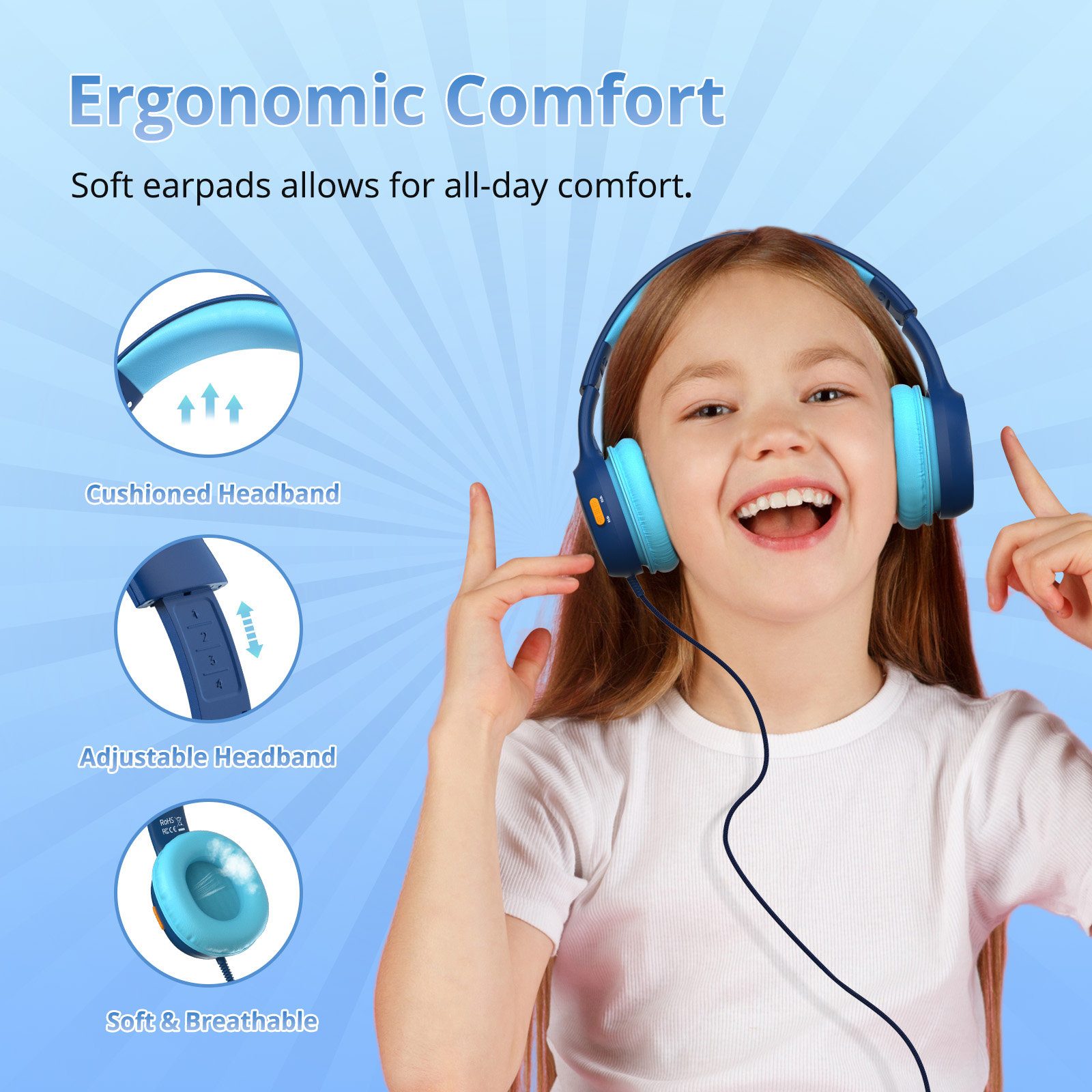 Tronsmart Headphones, KH01 Wir - Kids Outdoor Videos recension och pris