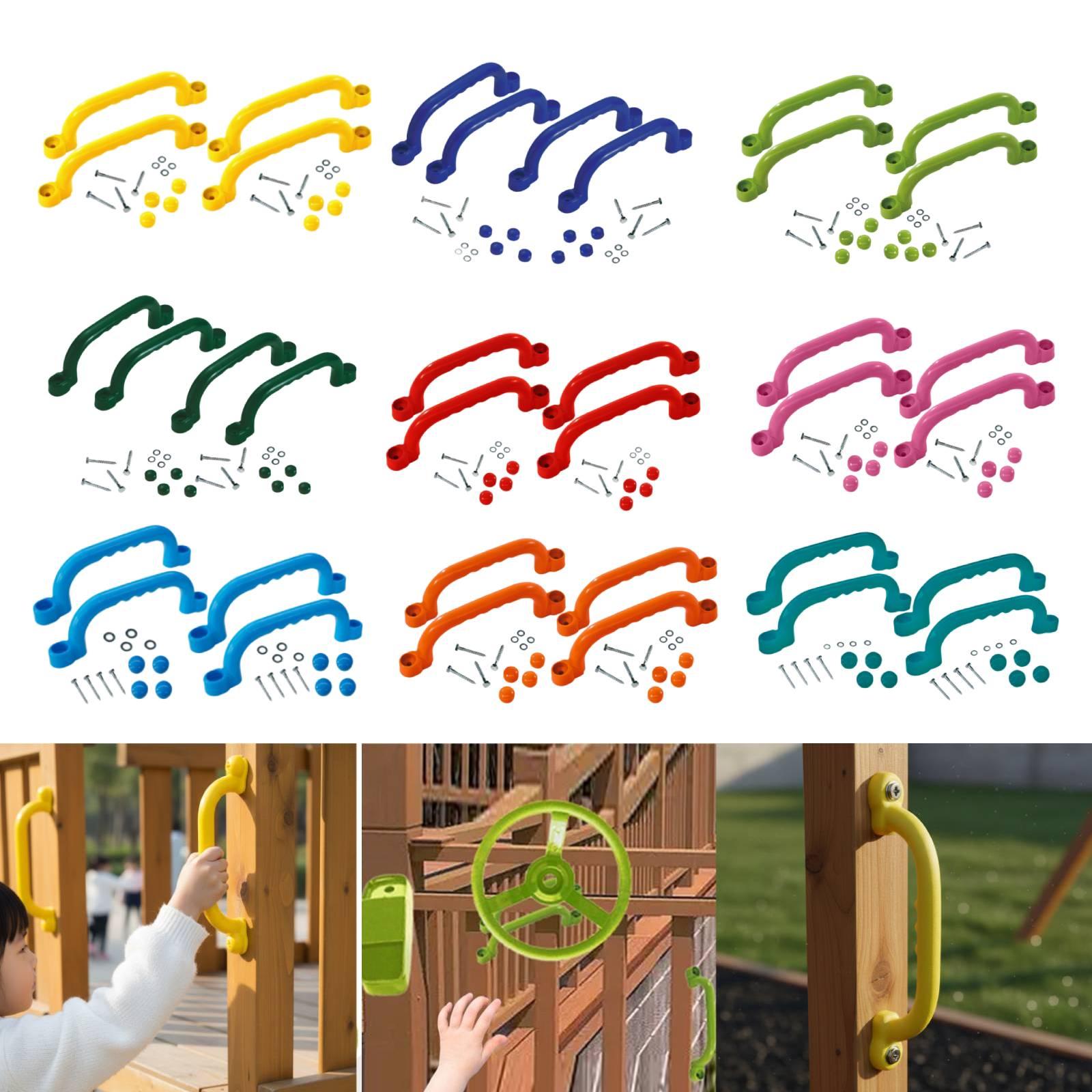 4x Climbing Handles Easy to In - Kids Outdoor Treehouse recension och pris