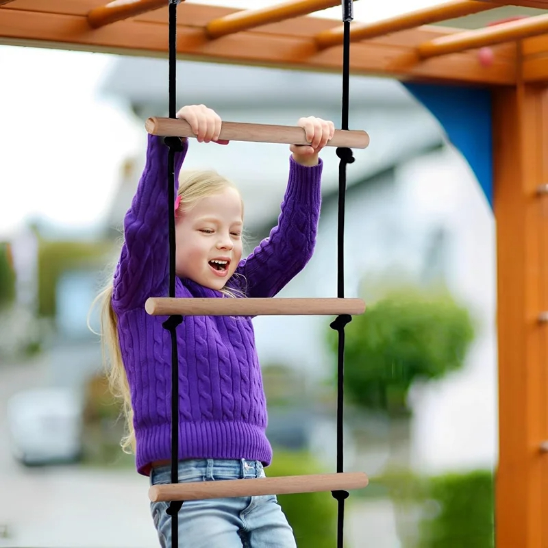 Children Climbing Rope Ladder  - Kids Outdoor Climber recension och pris