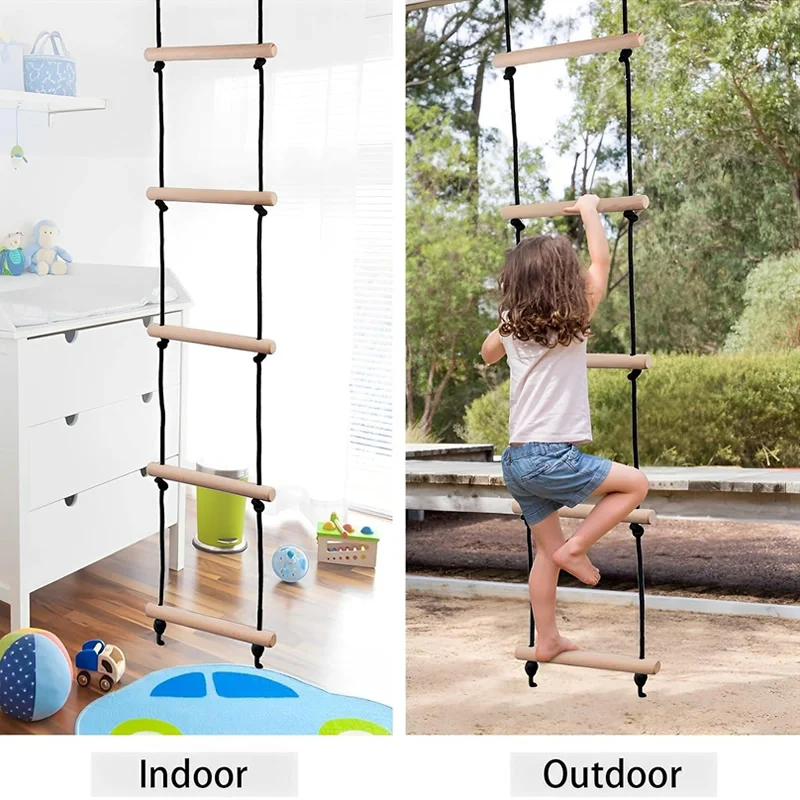 Children Climbing Rope Ladder  - Kids Outdoor Climber recension och pris