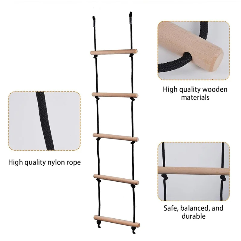 Children Climbing Rope Ladder  - Kids Outdoor Climber recension och pris