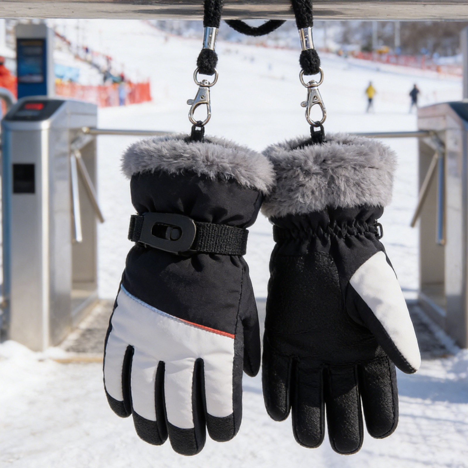 4Pcs Kids Ski Glove Straps Adj - Kids Outdoor Gloves recension och pris