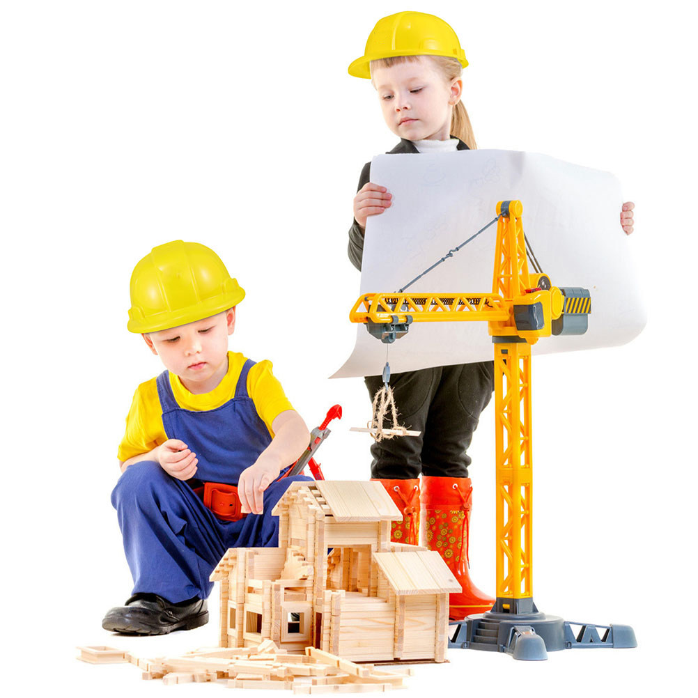 9Pcs Kids Construction Hard Ha - Play Kids Outdoor recension och pris