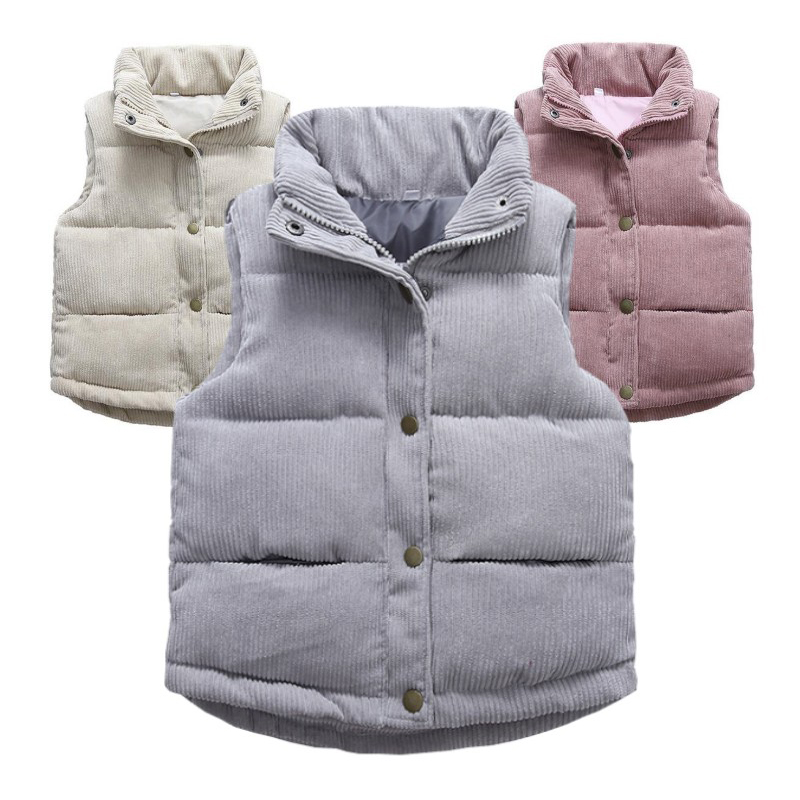 Kids Boys Girls Corduroy Vests - Kids Outdoor Vest recension och pris