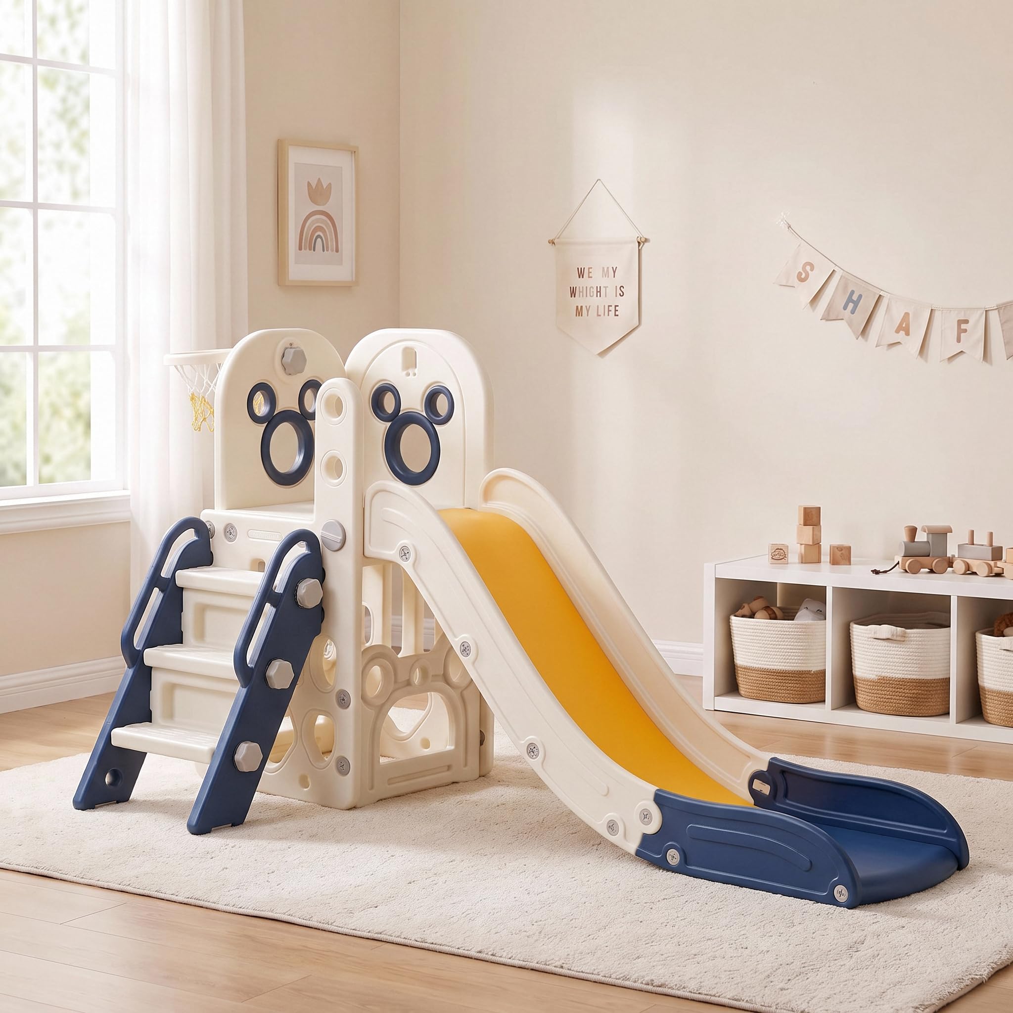 6 in 1 Toddler Slide Playset,  - Kids Outdoor Climber recension och pris