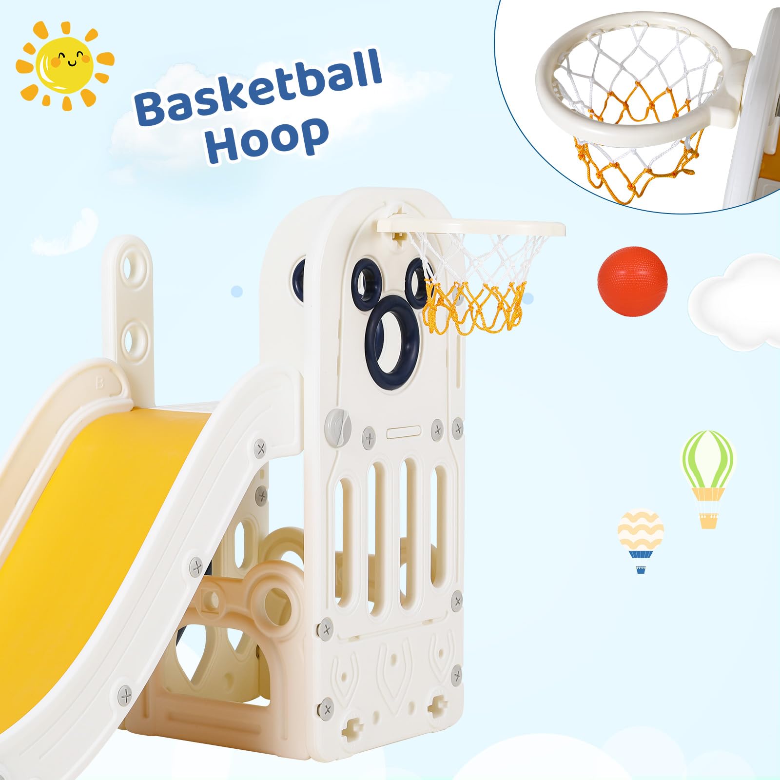6 in 1 Toddler Slide Playset,  - Kids Outdoor Climber recension och pris