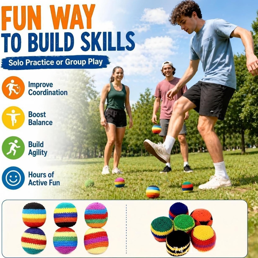 New Soft Footbag Hack Sandbag  - Kids Outdoor Activities recension och pris