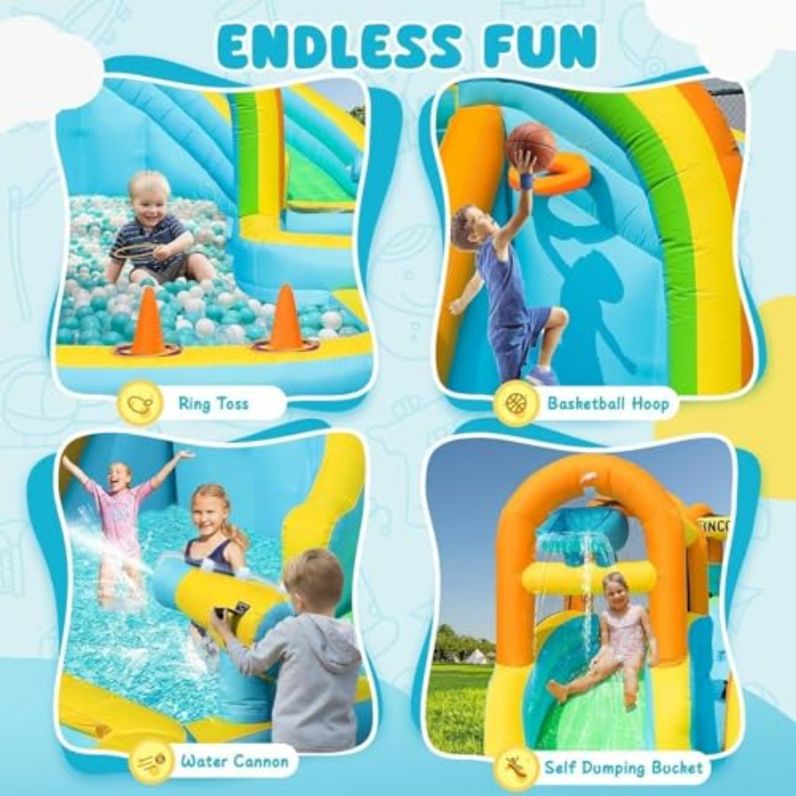 Backyard outdoor inflatable wa - Kids Outdoor Basketball Hoop recension och pris