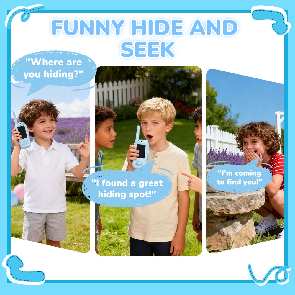 2PCS Video Walkie Talkie For K - Kids Outdoor Videos recension och pris