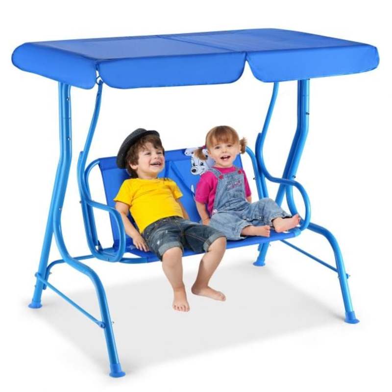 Outdoor Kids Patio Swing Bench - Kids Outdoor Bench recension och pris