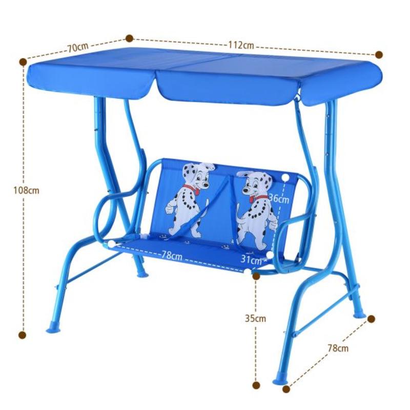 Outdoor Kids Patio Swing Bench - Kids Outdoor Bench recension och pris